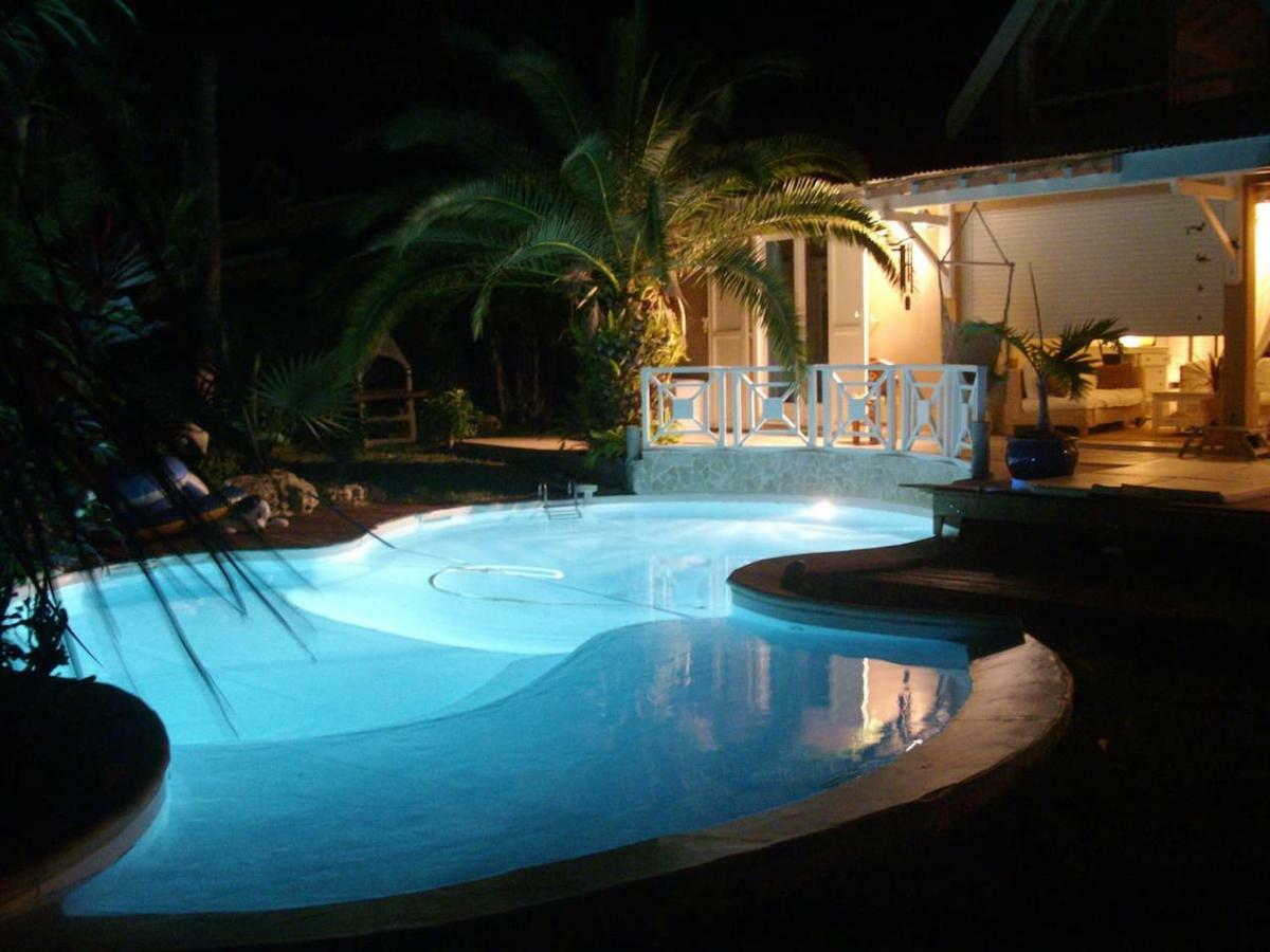 Villa Iguanou Et Piscine En Bord De Mer Proche Plages Marina Et Golf Saint-Francois  Exterior foto