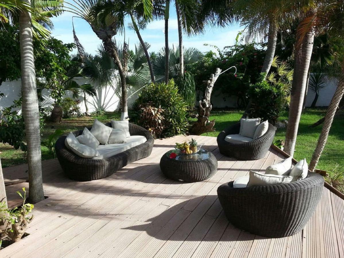 Villa Iguanou Et Piscine En Bord De Mer Proche Plages Marina Et Golf Saint-Francois  Exterior foto